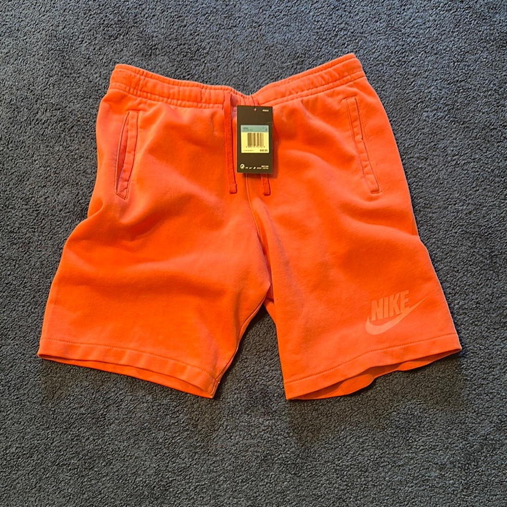 Nike Bright Orange Athletic Shorts